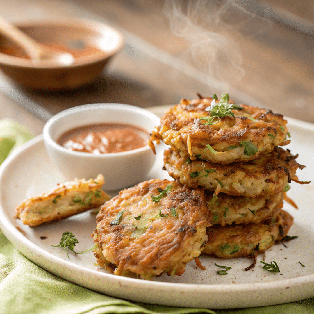 Air Fryer Cabbage Fritters Recipe