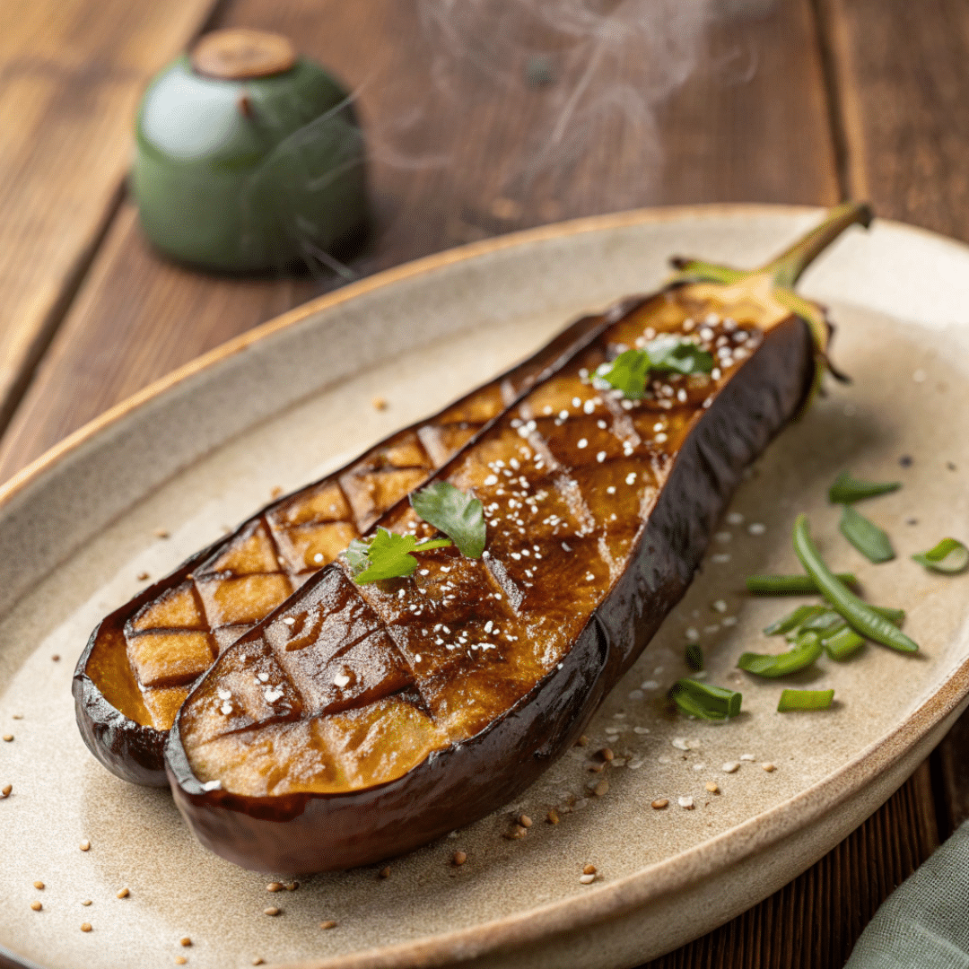 Air Fryer Miso Eggplant Recipe