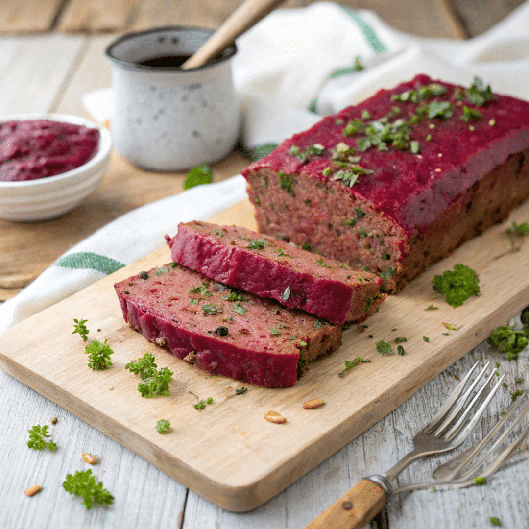 Beetroot Lentil Loaf with Herb Packed Comfort Recipe