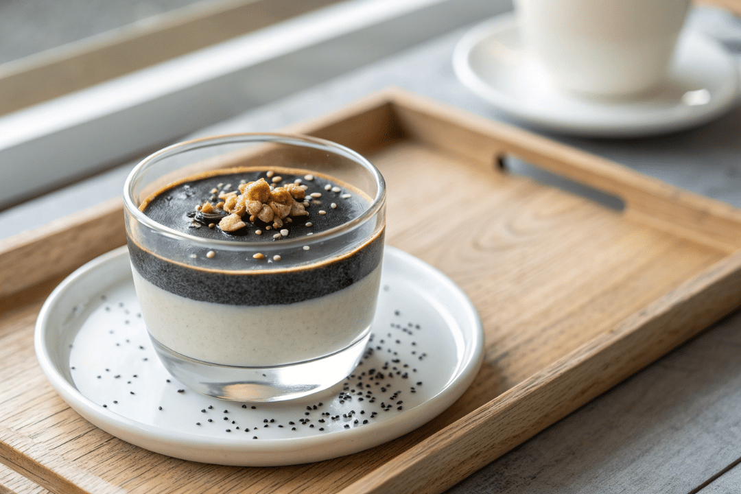 Black Sesame Panna Cotta