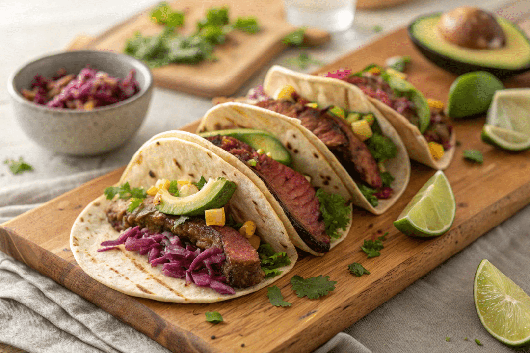 Cabbage Steak Tacos