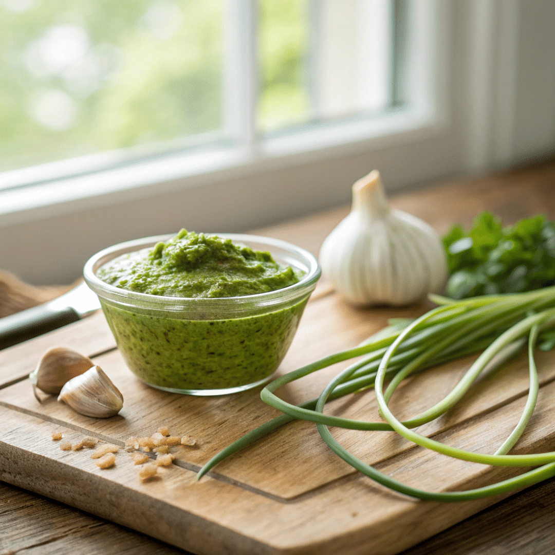Garlic Scape Pesto