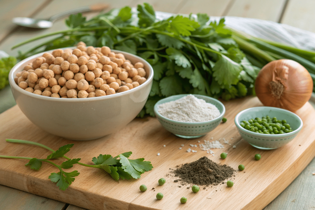 Ingredients of Air Fryer Falafel