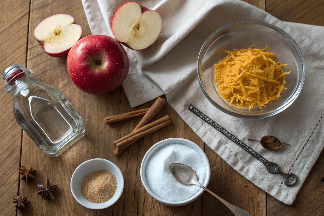Ingredients of Saffron Apple Jam Recipe
