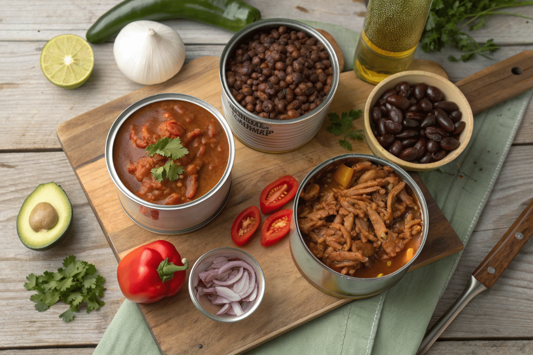 Ingredients of Smoky Jackfruit Chili