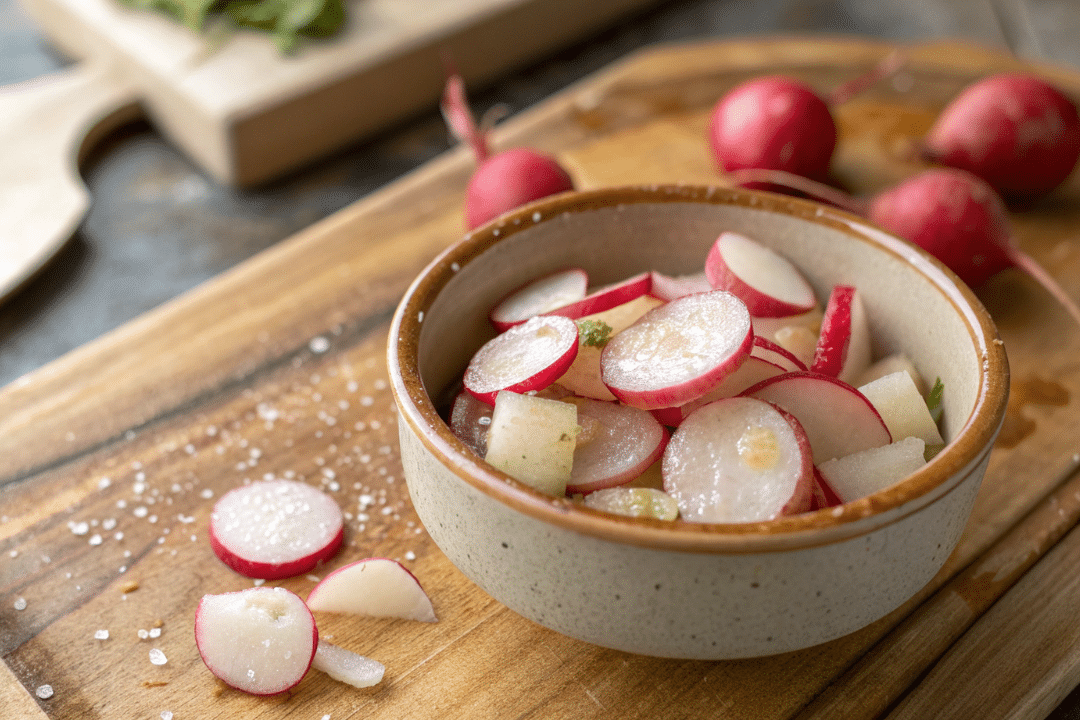Miso Pickled Radishes