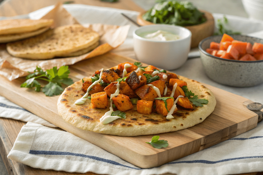 Sweet Potato Breakfast Flatbread Recipe