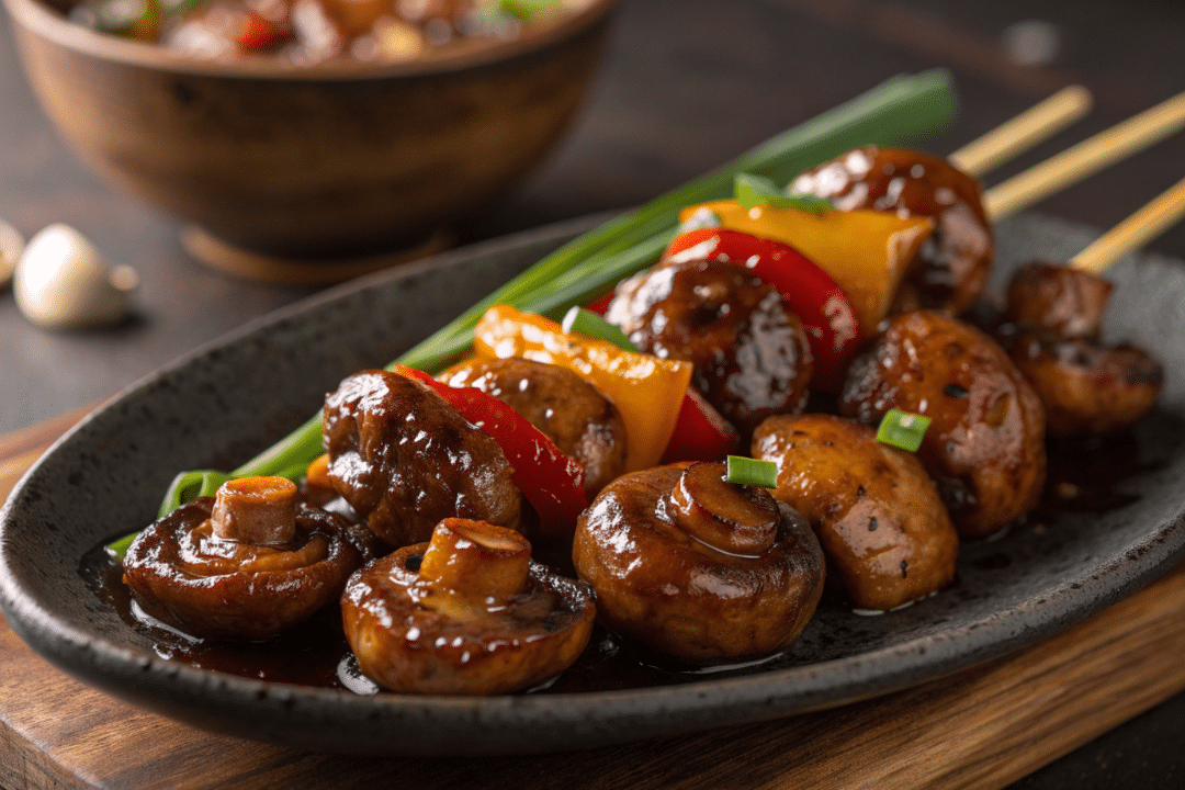 Tamarind Glazed Mushrooms