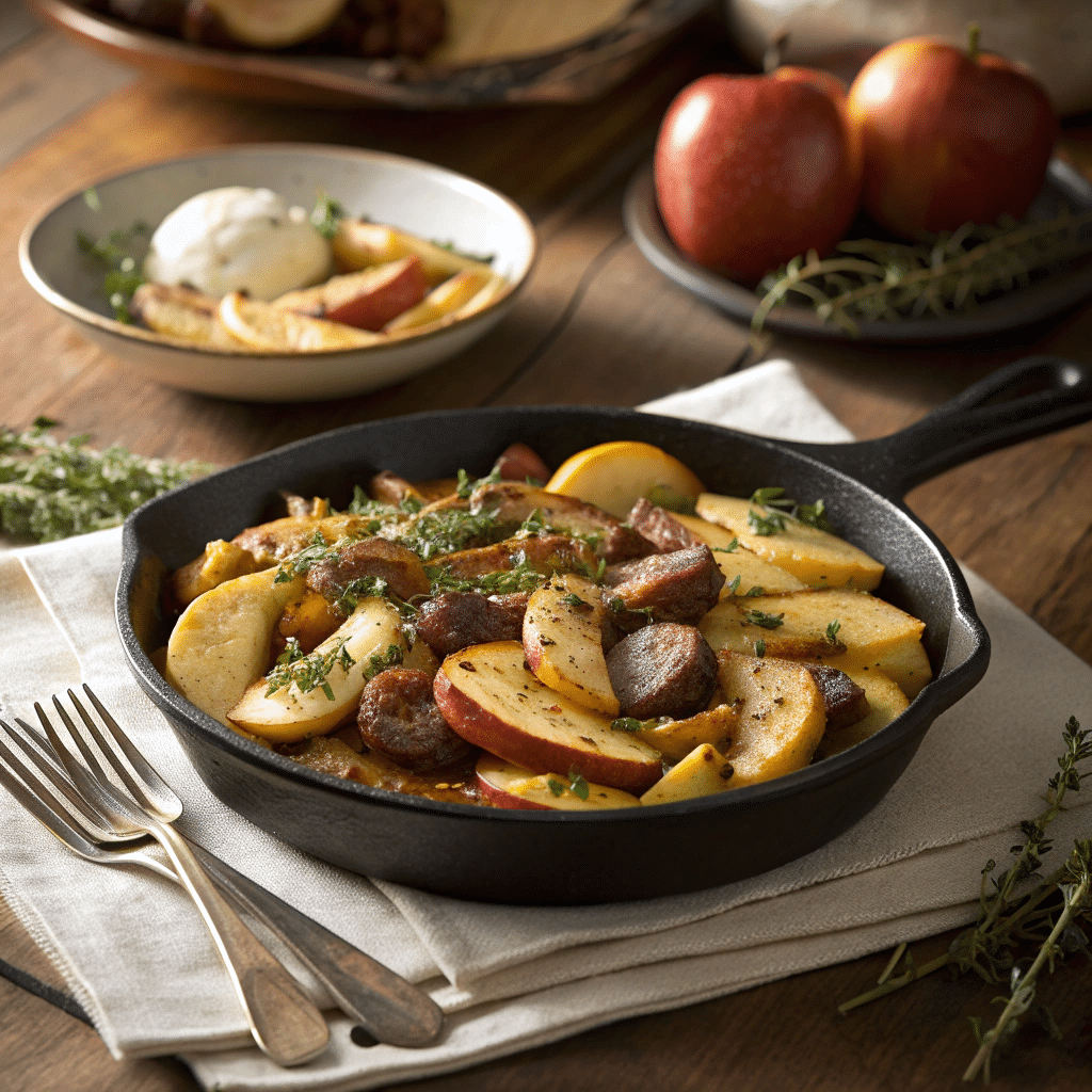 Apple Thyme Breakfast Skillet