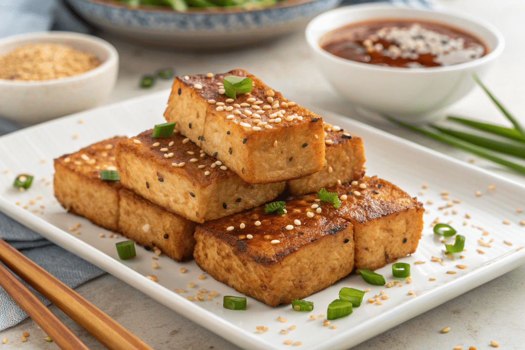 Crispy Air Fryer Tofu Steaks Recipe