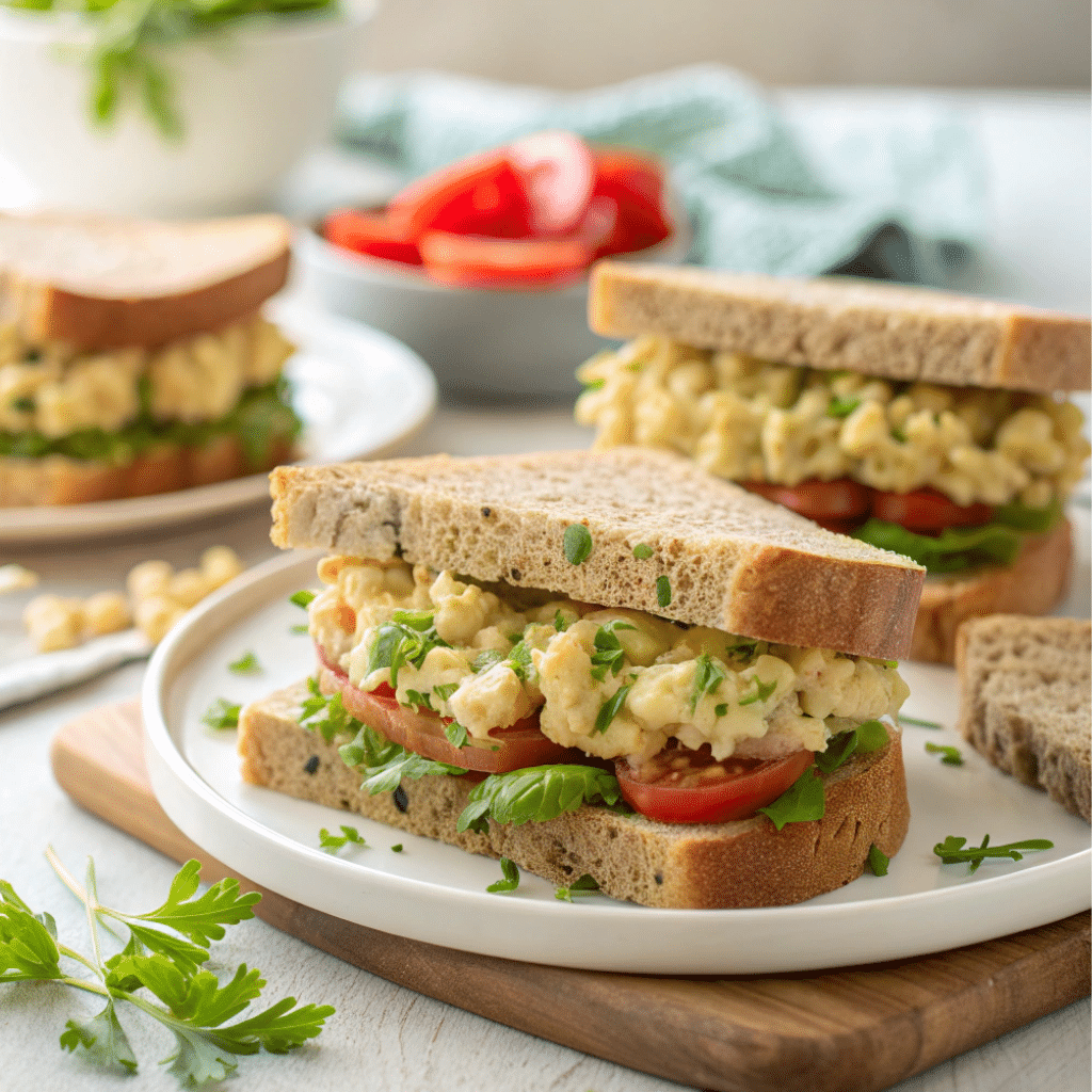Herbed Chickpea Salad Sandwich