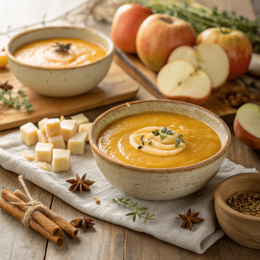 Rutabaga and Apple Soup