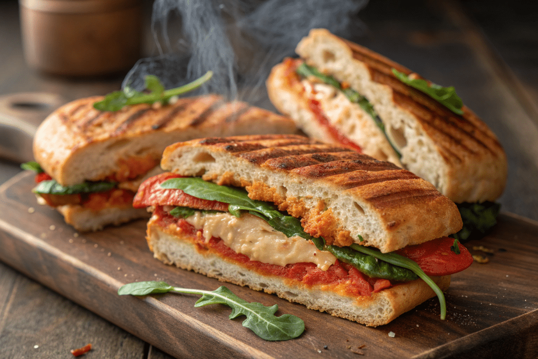 Spicy Tomato Tofu Panini Recipe